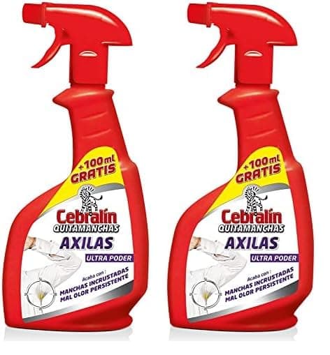 Marca Cebralin Removedor de manchas axilas, 400 ml x 2