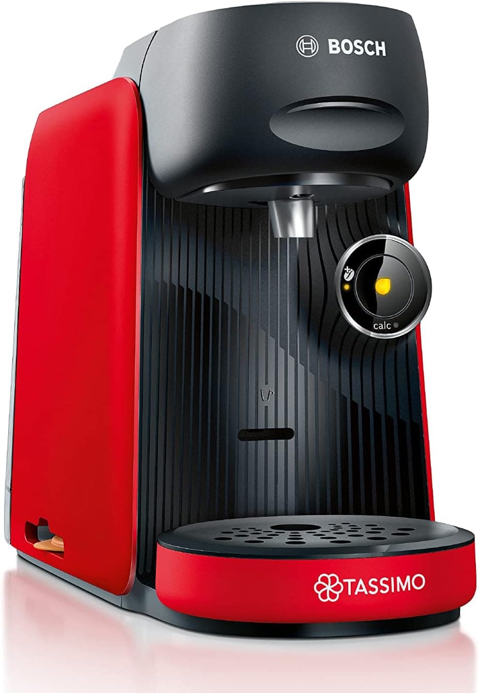 Bosch - Cafeteira TASSIMO FINESSE para preparar várias bebidas, até 40 bebidas, IntensityBoost, INTELLIBREW, vermelho, TAS16B3