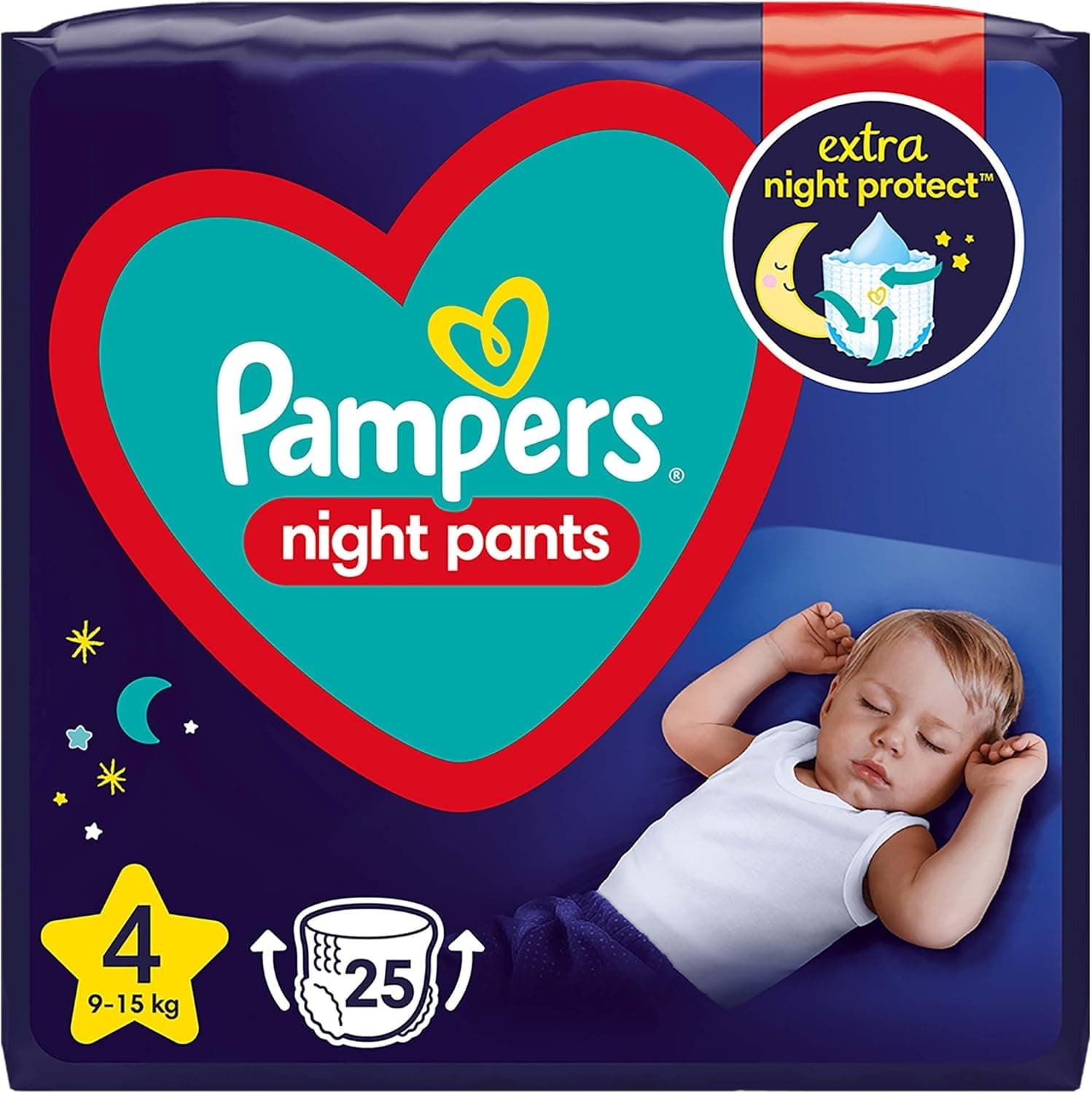 Pampers Calças de noite fraldas, 4