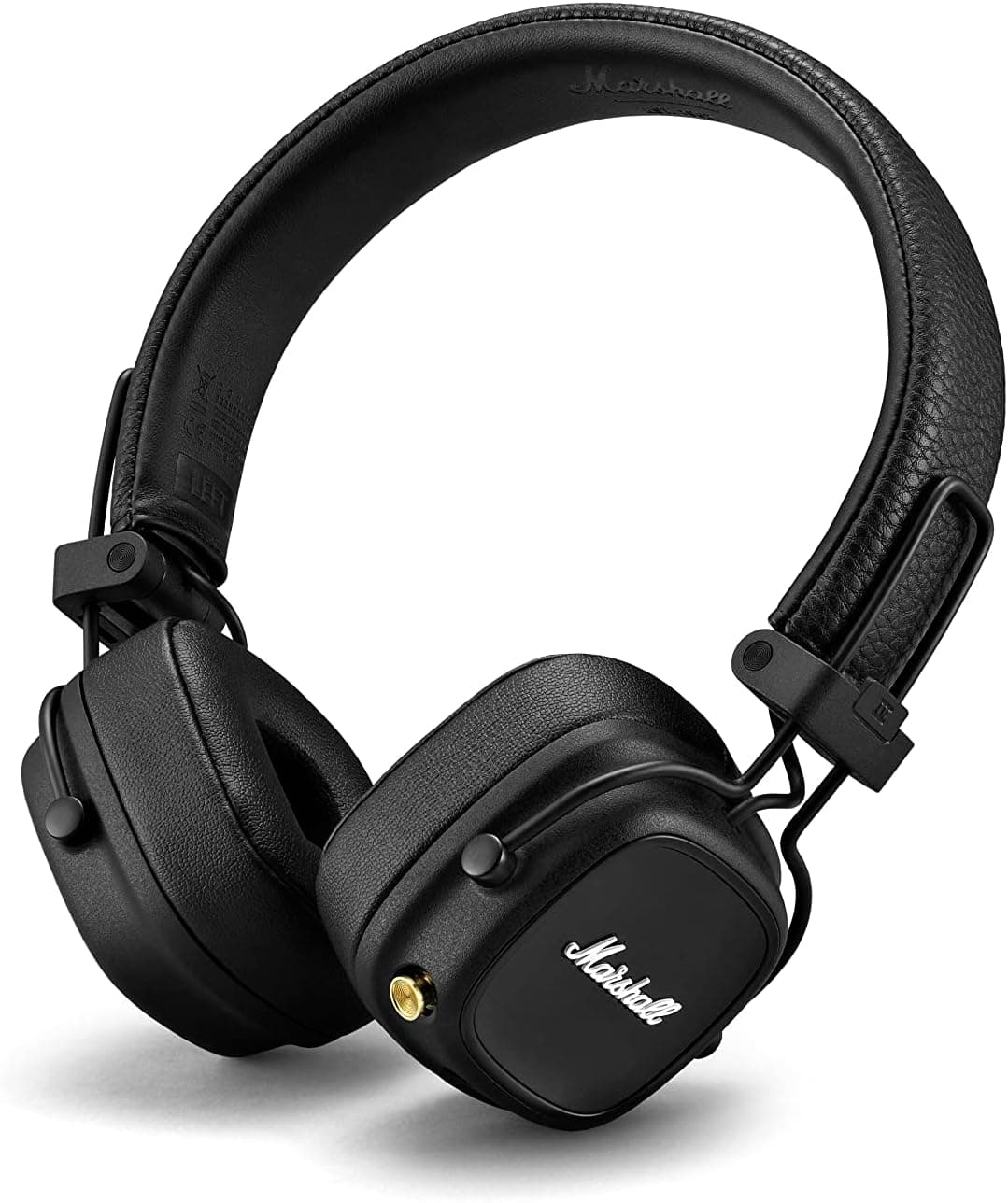 Marshall Auriculares supra-aurais Bluetooth Major IV, sem fios, dobráveis, mais de 80 horas de reprodução sem fio, pretos