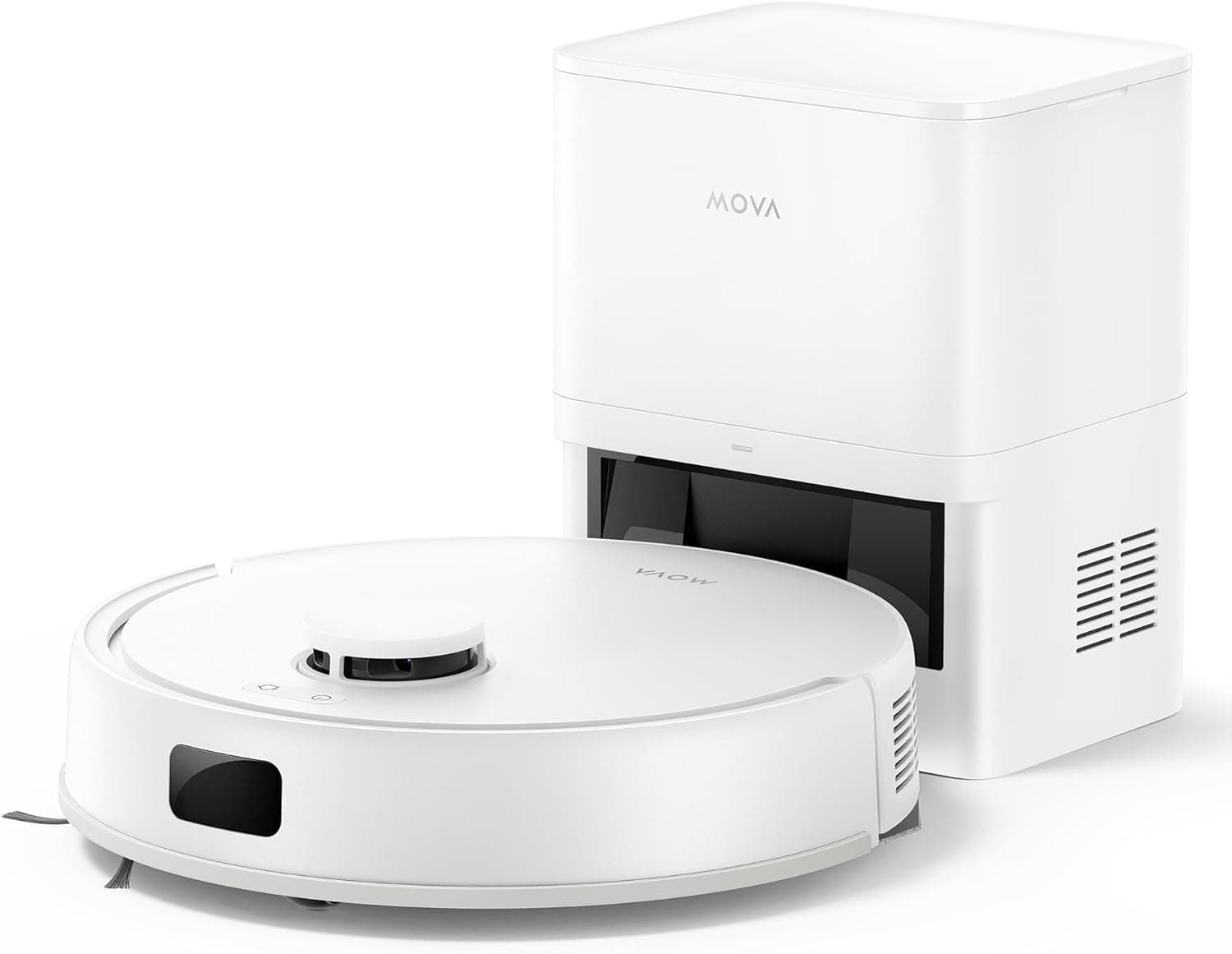 Mova E20 Plus | Robot aspirador e mopa 2 em 1 com navegação LDS e potência de 5000 Pa