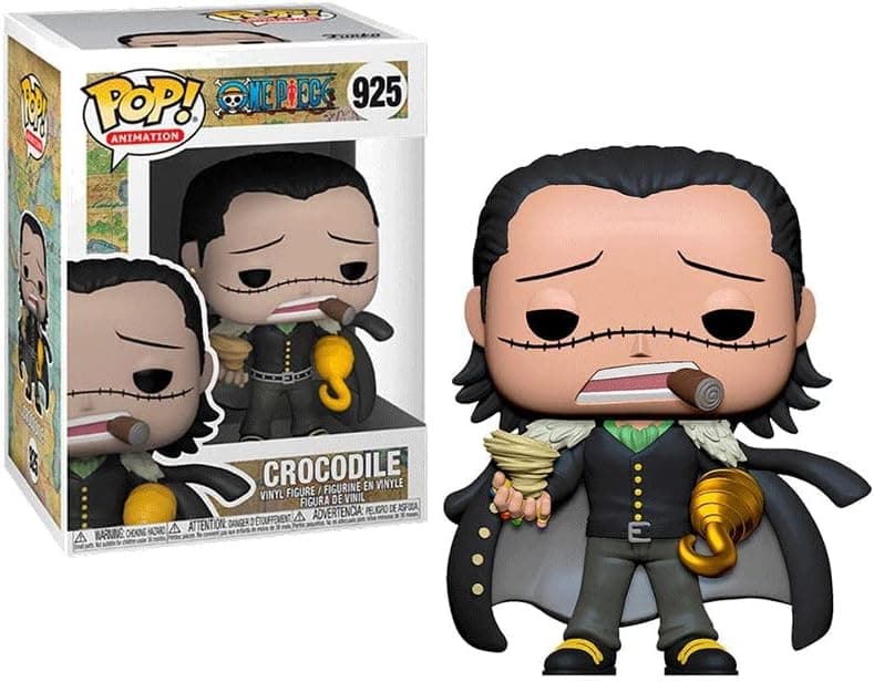 Funko Pop! Animation: One Piece - Crocodile - Figura de vinil colecionável - ideia de presente - mercadoria oficial - brinquedos para crianças e adultos - Fãs de anime - boneco para colecionadores