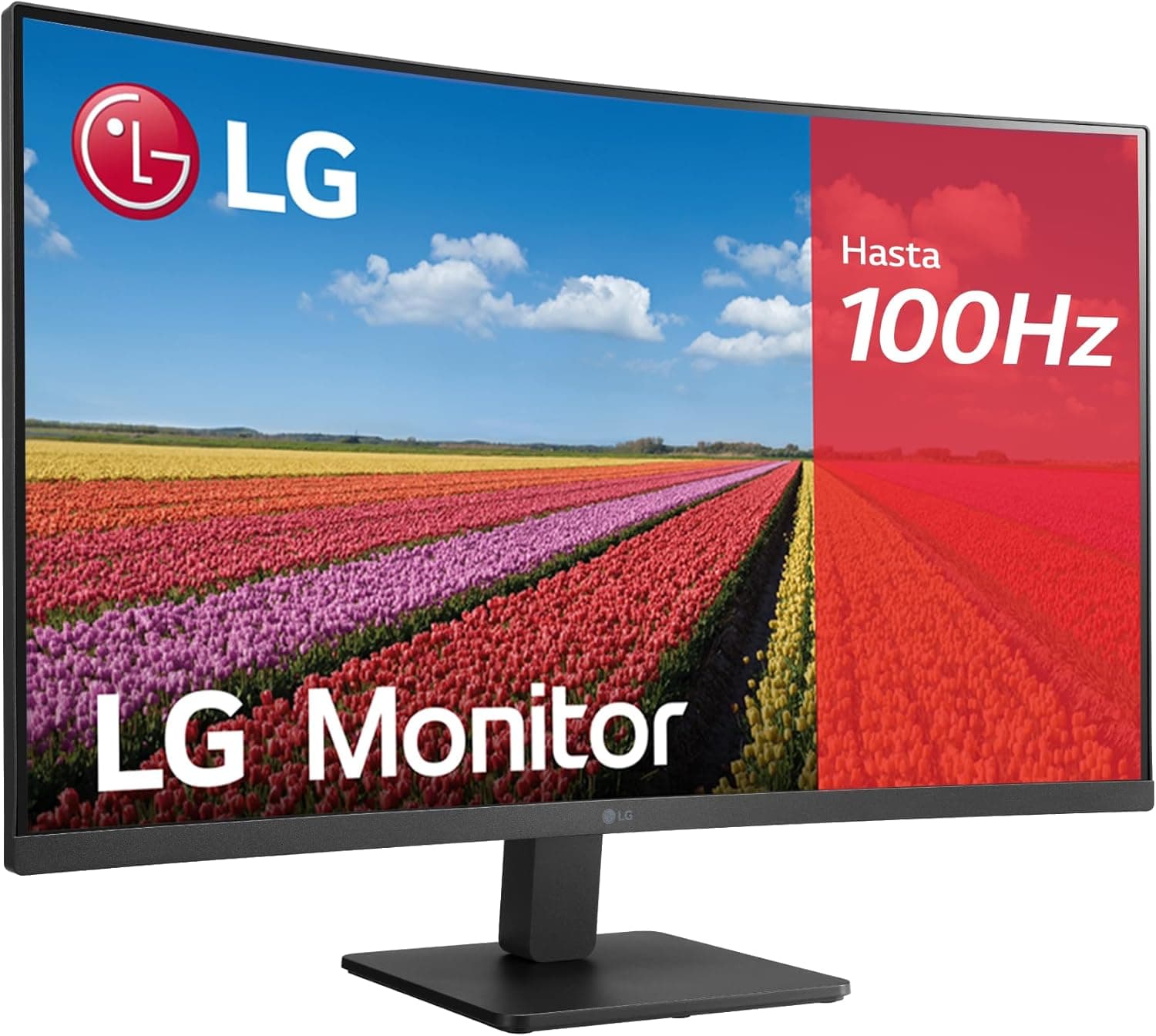 LG 32MR50C-B Monitor curvado, 32 polegadas, VA 3000:1, 1500R, 16:9, velocidade de 100 Hz, HDMIx2, super resolution, AMD FreeSync Premium, classificação E, preto