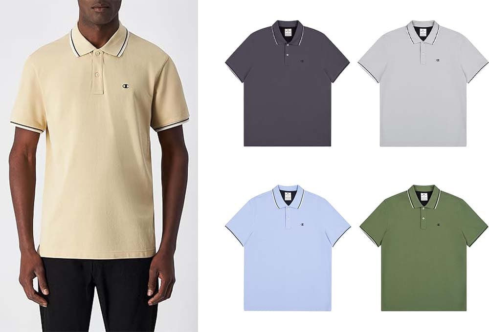 Champion Legacy | Polo com logótipo no peito para homem