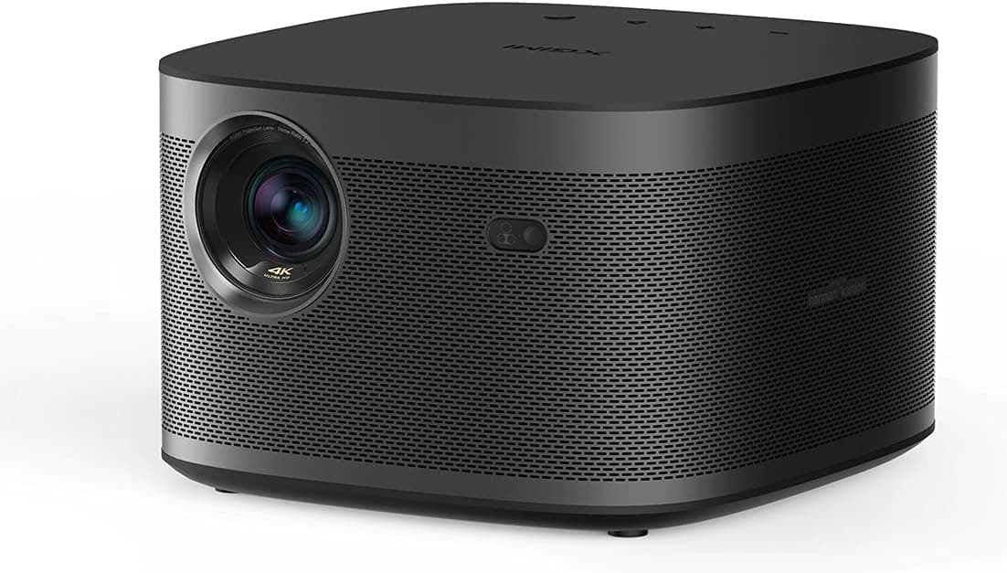 XGIMI Horizon Pro Projetor DLP WiFi Bluetooth cinema em casa, projetor 4k, 1500 lúmenes ISO, altifalante Harman Kardon, Android TV 10, foco automático correção trapezoidal automática