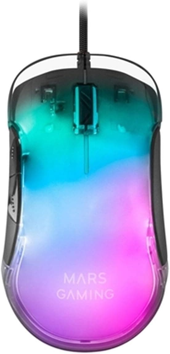 Mars Gaming rato Gaming MMGLOW preto