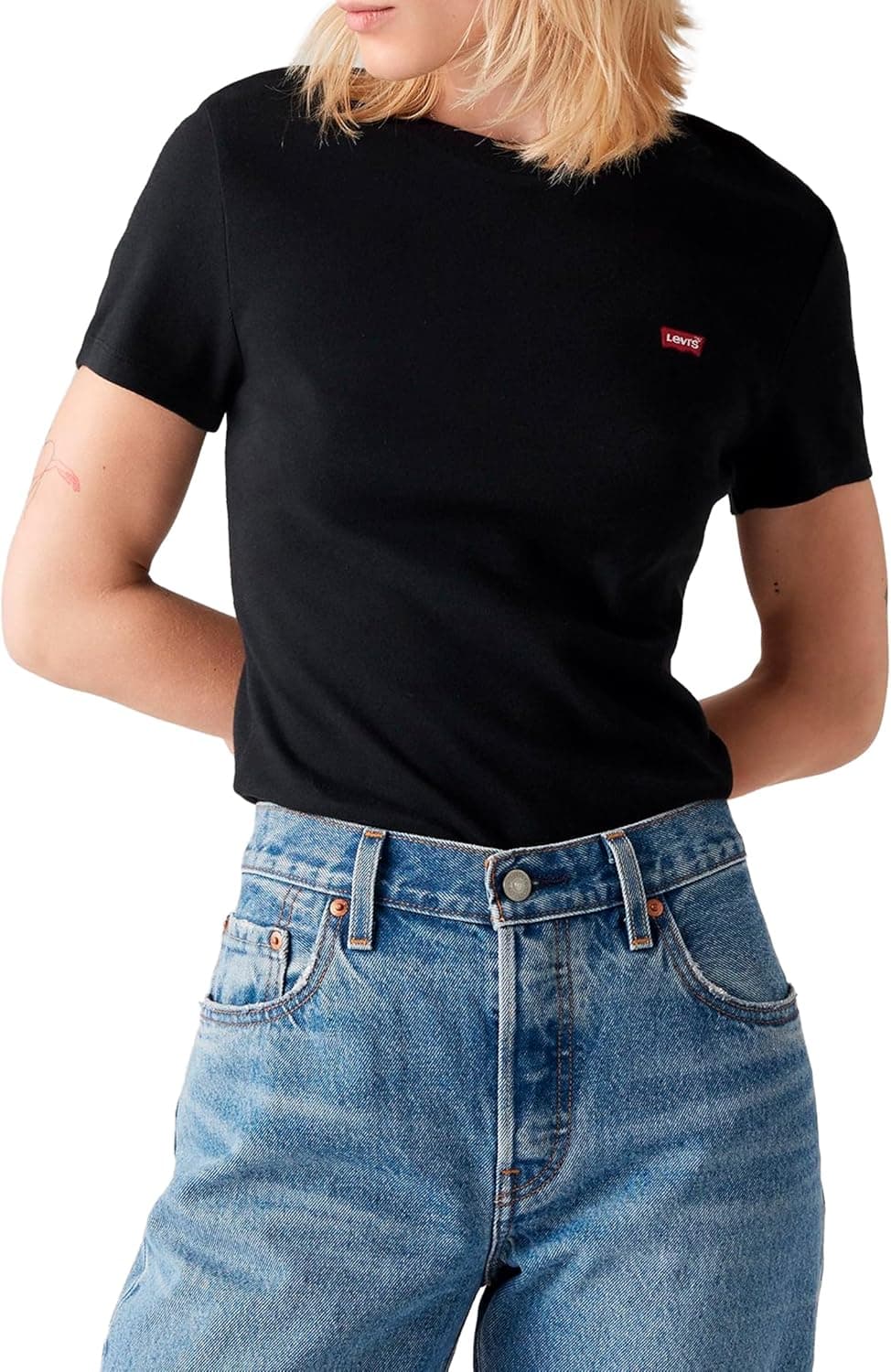 Levi's Essential Housemark Short-Sleeve t-shirt para mulher