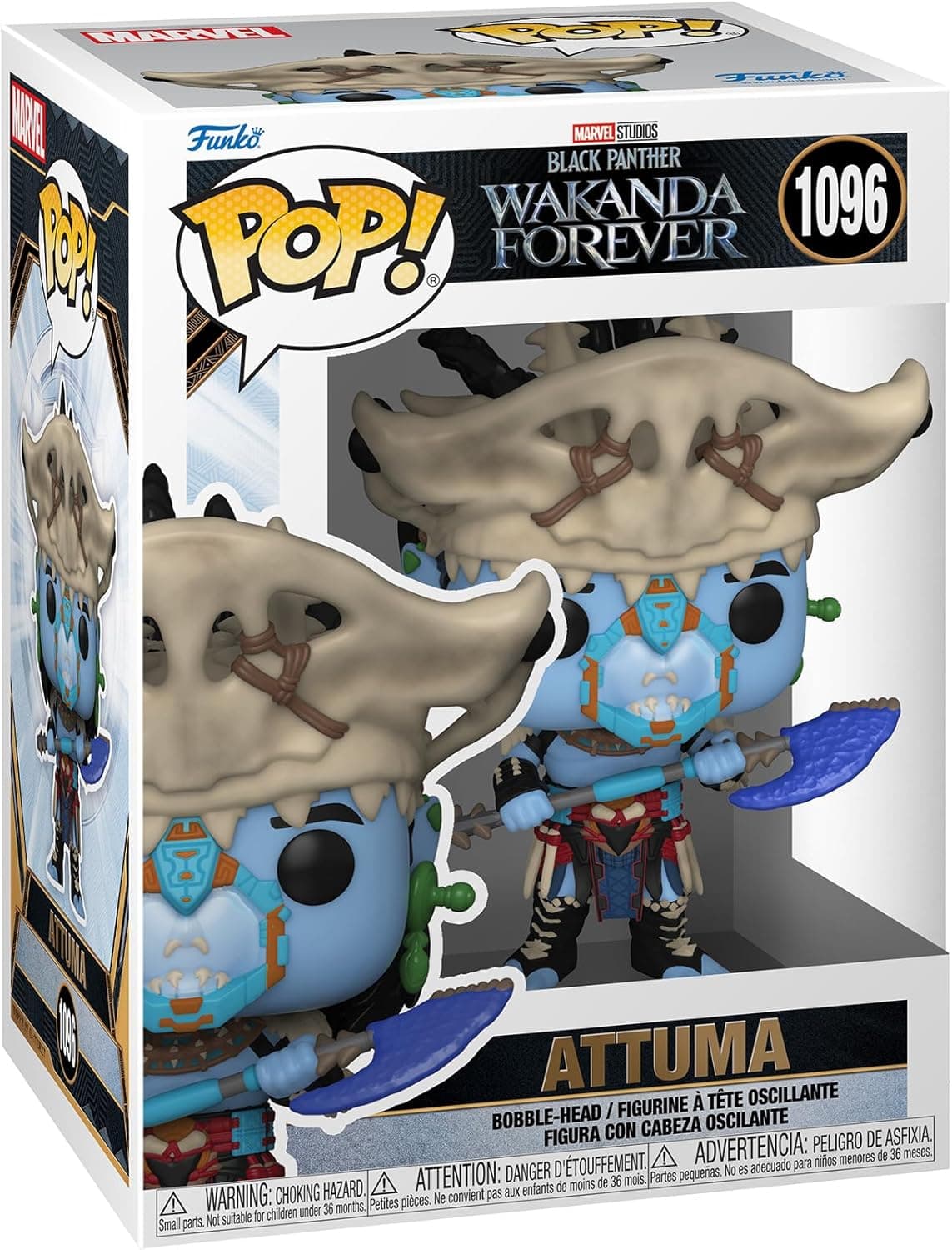 Funko Pop! Marvel - Black Panther: Wakanda Forever - Attuma - Figura de vinil colecionável - ideia de presente- Mercadoria oficial - Brinquedos para crianças e adultos - Fãs de Filme