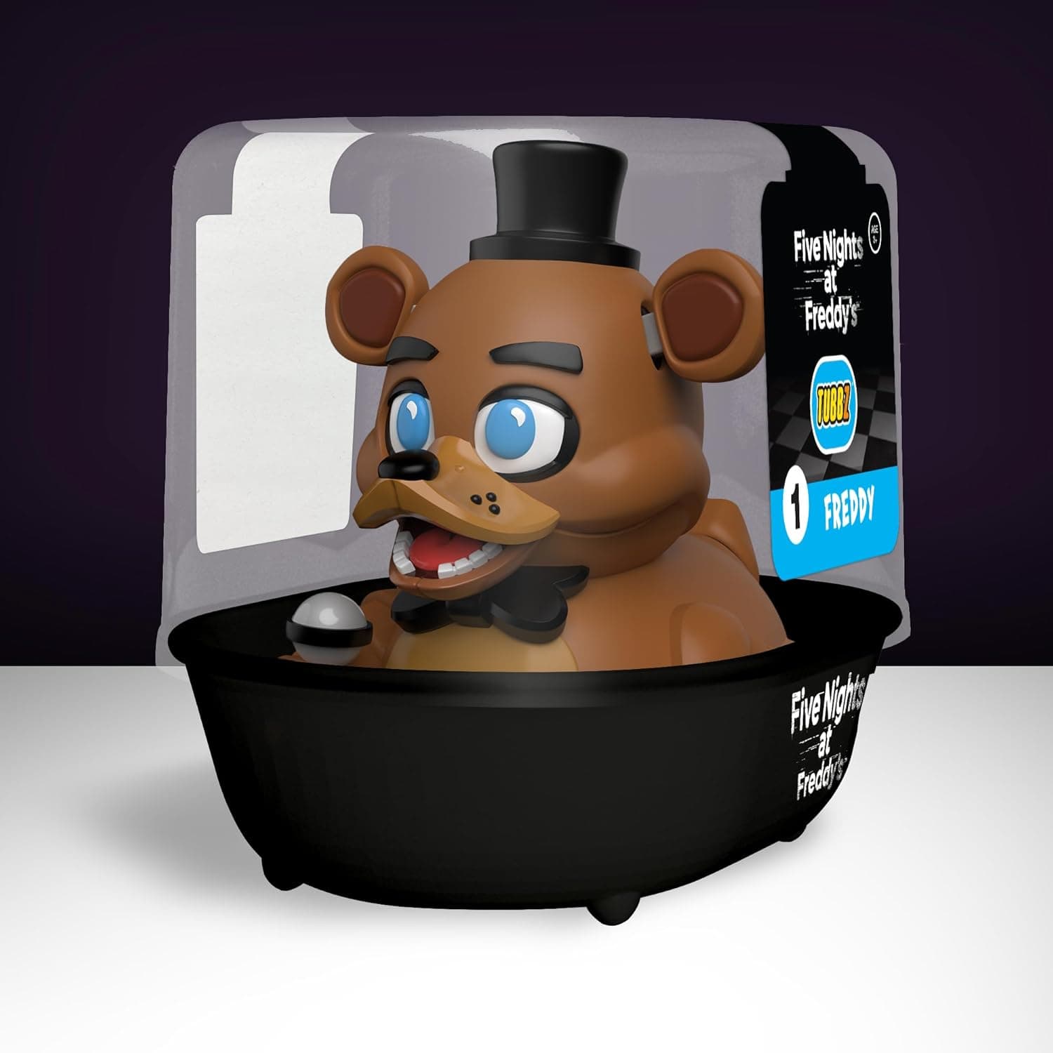 TUBBZ First Edition Freddy Fazbear | Figura colecionável de vinil em forma de pato inspirada em Five Nights at Freddy's