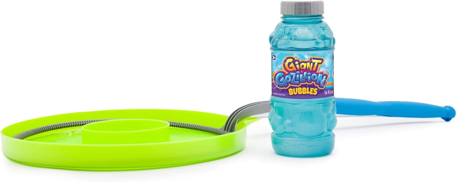 Gazillion Incredibubble Set | Varinha mágica para criar pompas gigantes com solução de 476 ml para crianças