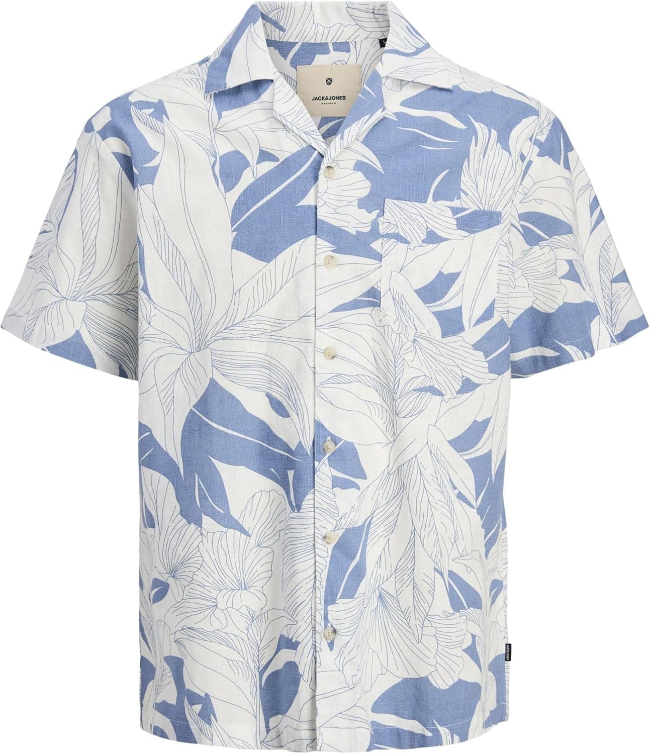 JACK & JONES Jprblubahamas | Camisa de manga curta com estampado para homem