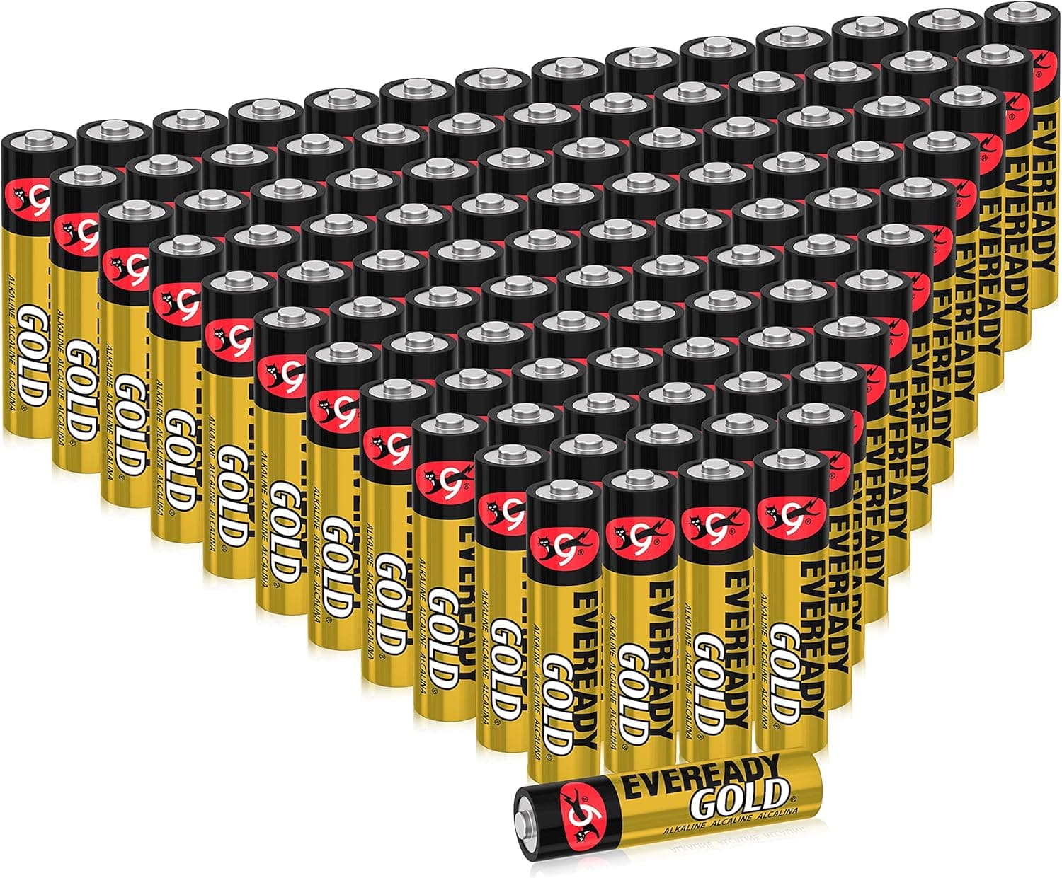 Eveready Gold Alkaline Longlife - pilhas AAA (100 unidades)