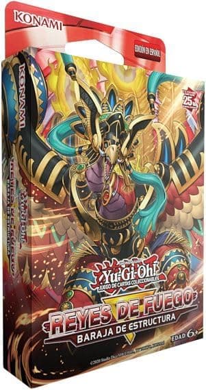 Yu-Gi-Oh! Reyes de Fogo | Baralho de estrutura de cartas colecionáveis para crianças