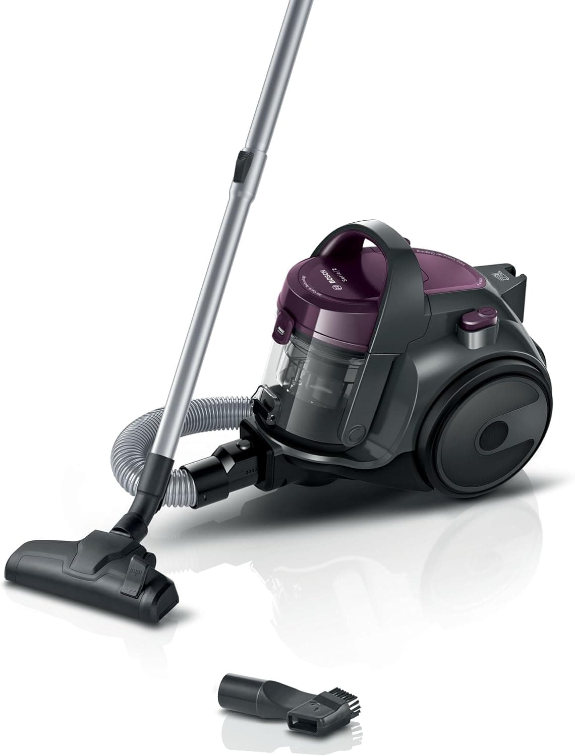 Bosch - Aspirador sem bolsa, roxo, série 2, BGC05AAA1
