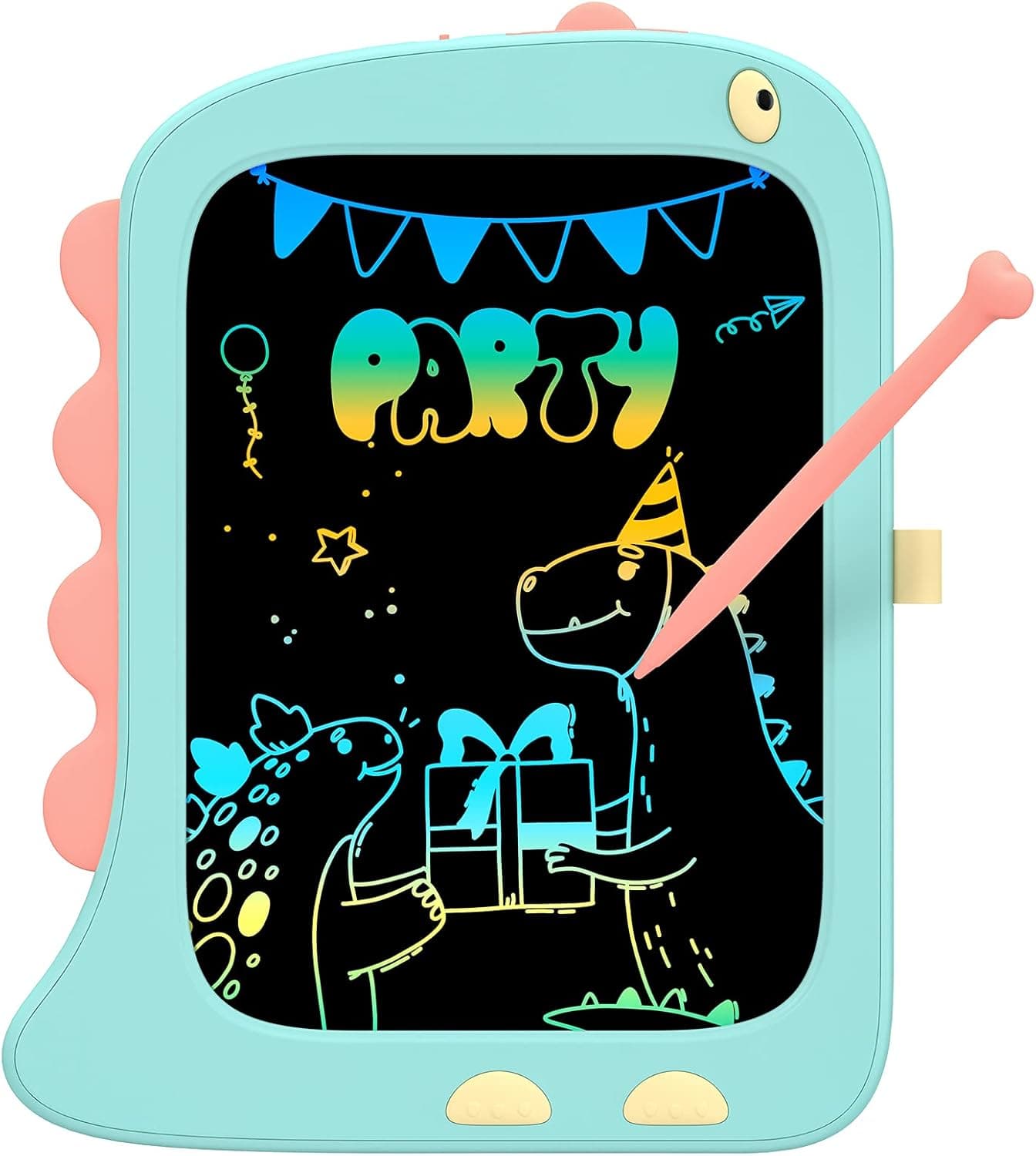 TEKFUN Tablet de escrita LCD de 8,5 polegadas, quadro de desenho quadro magnético para crianças, dinossauro brinquedos presente para menina menino de 3 4 5 6 anos crianças (azul)