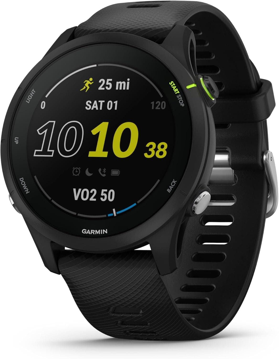 Garmin Forerunner 255 Music, relógio inteligente para correr com GPS, armazenamento de música, métricas avançadas, pay, autonomia até 14 dias, preto (recondicionado)