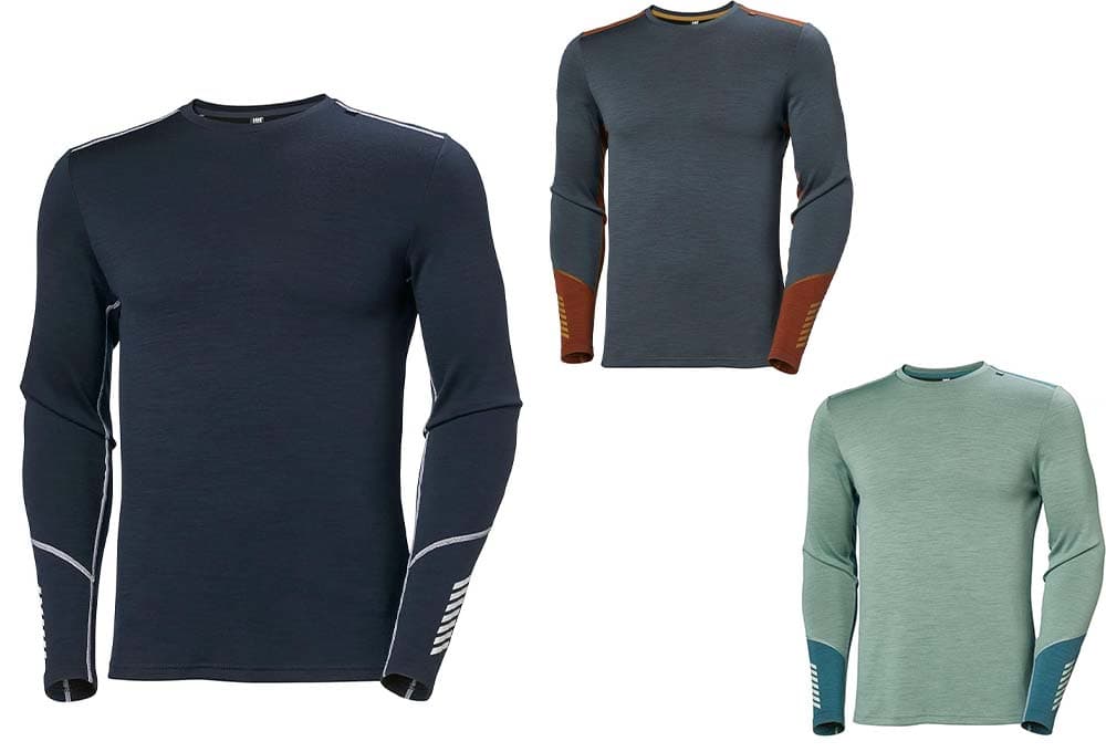 Helly Hansen LIFA Merino Midweight Crew Camisola térmica para homem