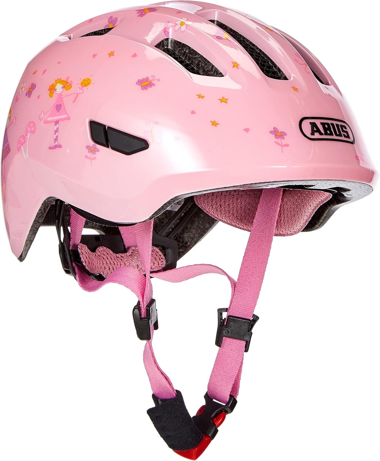 Capacete infantil ABUS Smiley 3.0 - capacete de bicicleta com ajuste baixo, desenhos adaptados às crianças e espaço para um de cavalo - para meninas e meninos