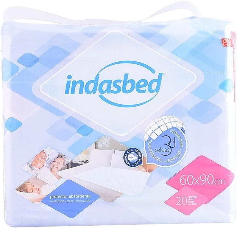 Indasbed | Protetores de cama descartáveis 60 x 90 cm pack de 20 unidades