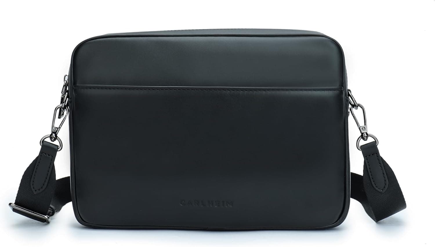 Carlheim Bolsa crossbody (cross-wear), couro genuíno, para mulher