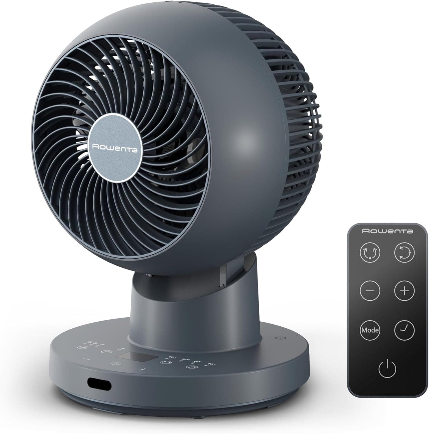 Rowenta Turbo Swift Compact, ventilador de mesa, frescura intensa com silêncio extremo, oscilação multidirecional, QV2540F0