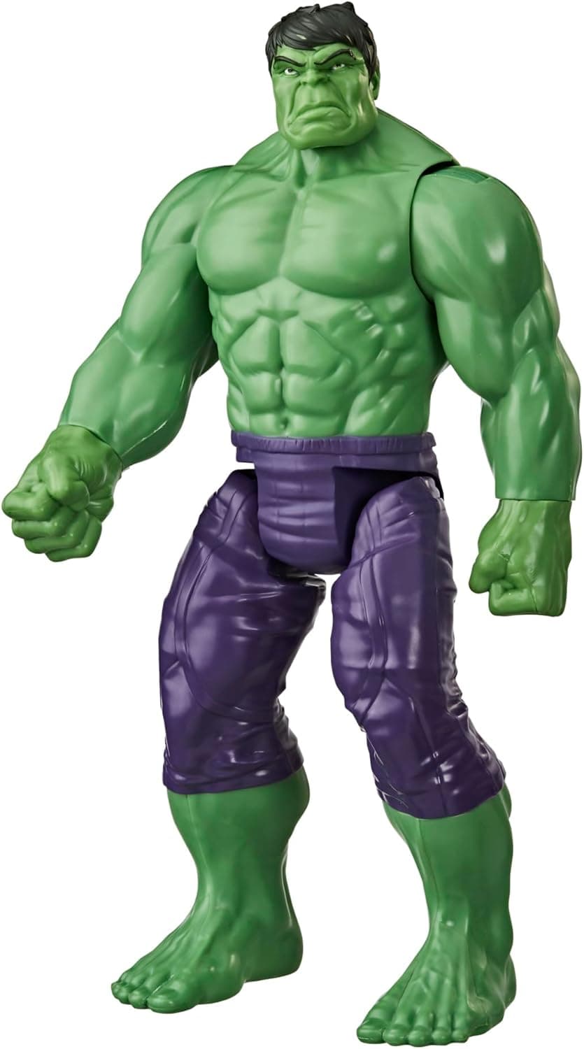 Figura de ação de luxo de Hulk da Marvel Avengers Titan Hero Series Blast Gear, brinquedo de super-herói para jogo de RPG de 30 cm, crianças de 4 anos ou mais