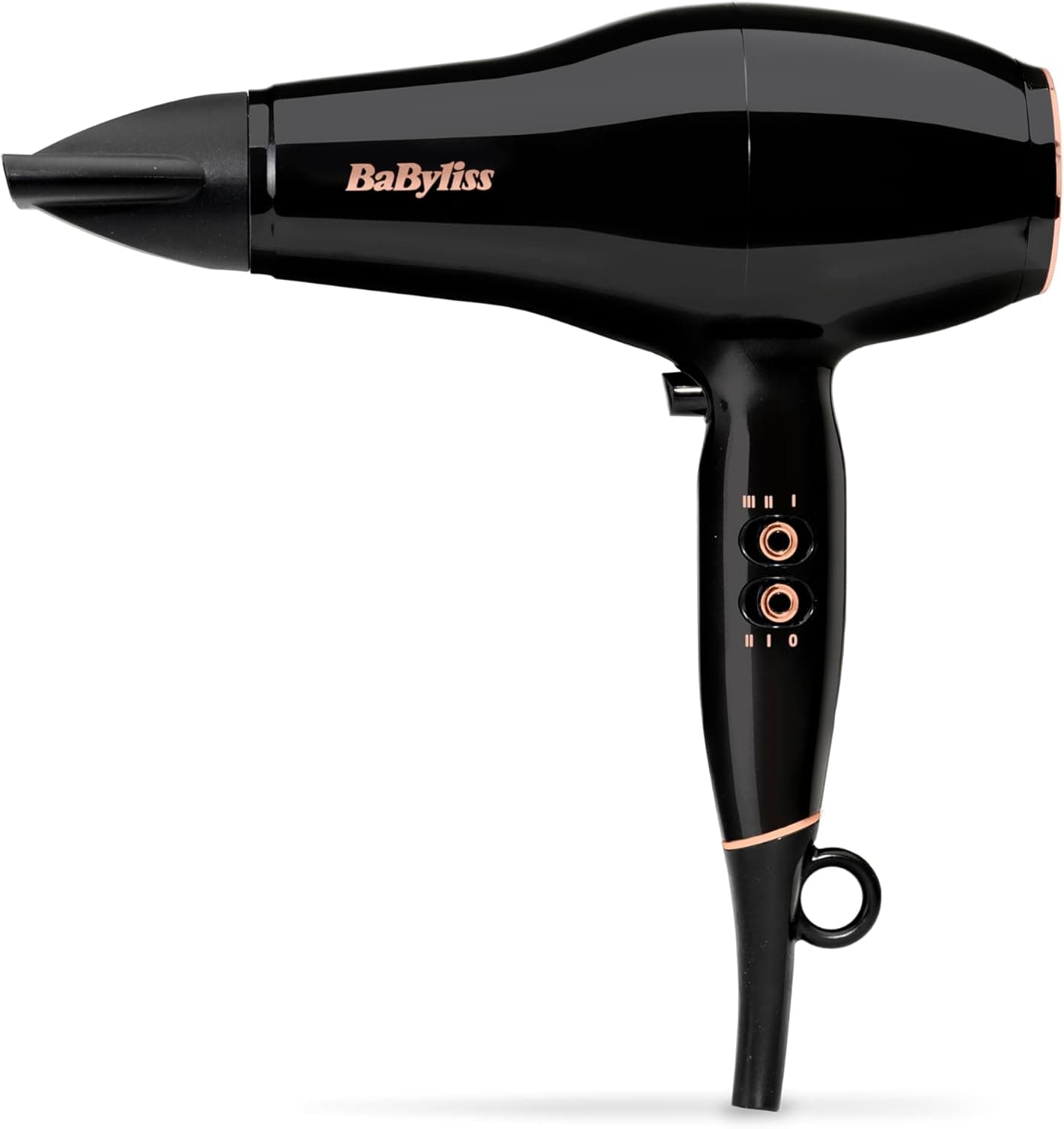 BaByliss D5245E Secador de cabelo Power Pro 2300, motor AC, secagem rápida, tecnologia iónica anti-frizz leve, UE