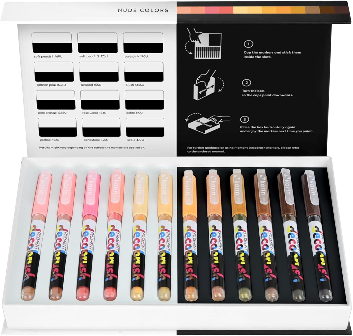 KARIN Pigment Decobrush KAR29C4 Marcador para trabalhos manuais, cor de pele, tamanho único