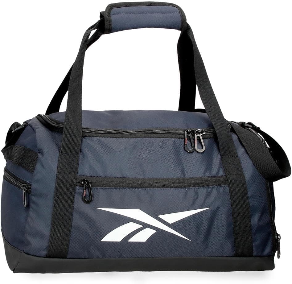 Reebok Wayland, mochilas desportivas, mochilas com estuches, malas de desporto, azul e preto, poliéster, de Joumma Bags, azul, Tamanho único, Mochila desporto