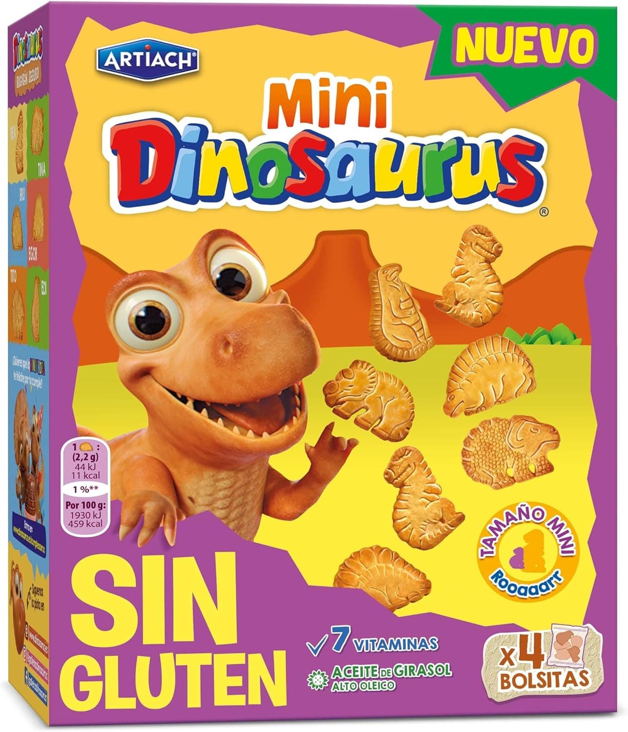 Mini dinossauro sem glúten, 160 g