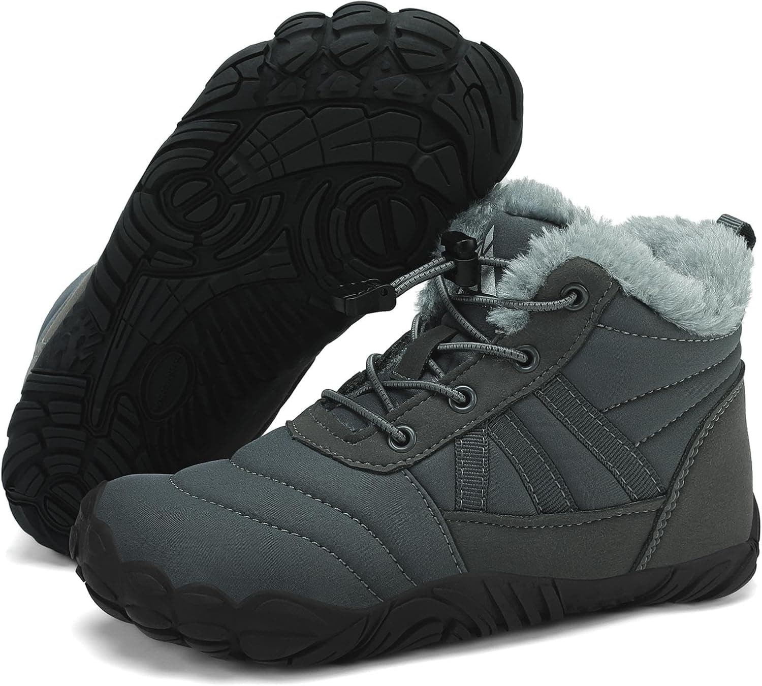 Mishansha Barefoot botas menino menina inverno quentes antiderrapante com forro Gr.25-36