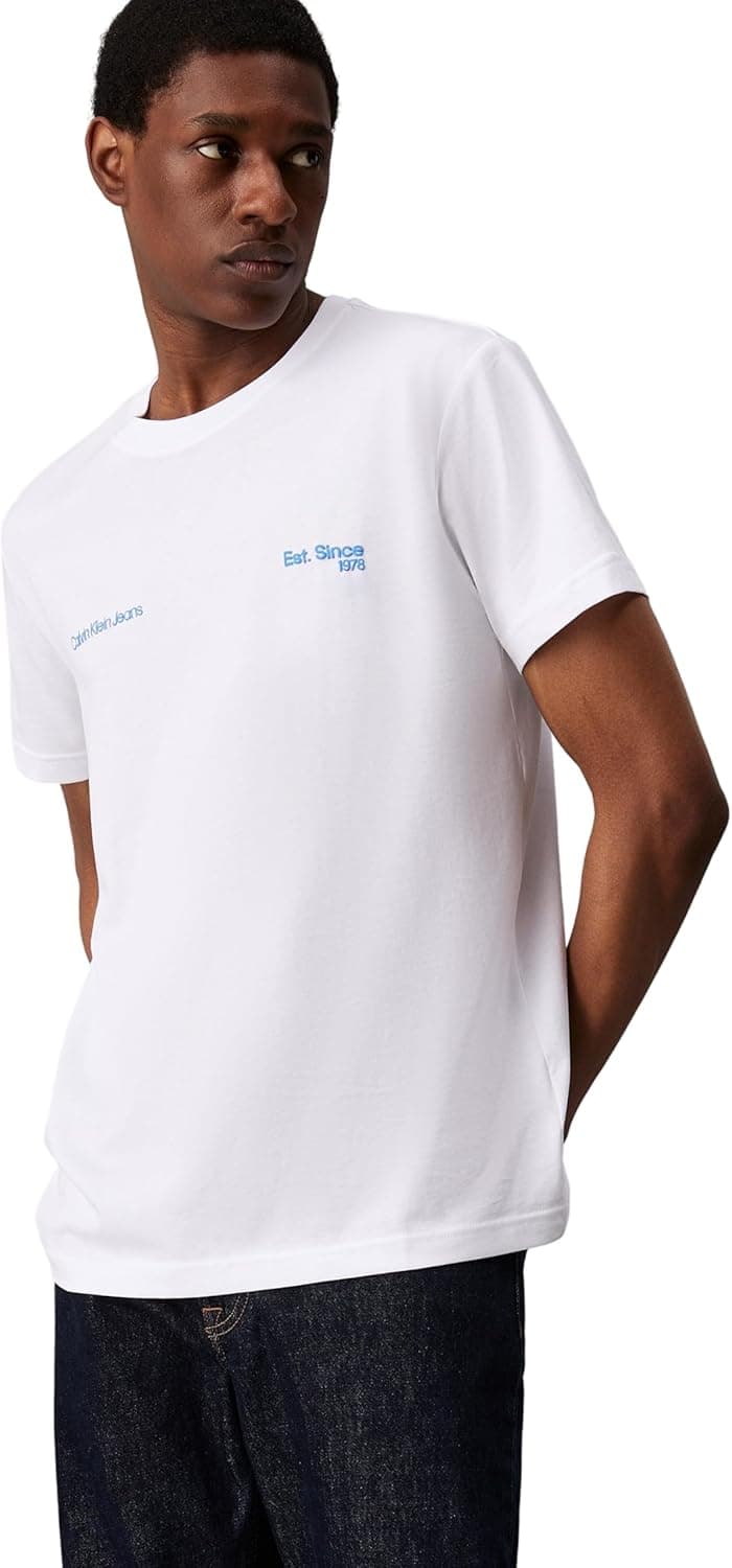 Calvin Klein T-shirt para homem regular Fit