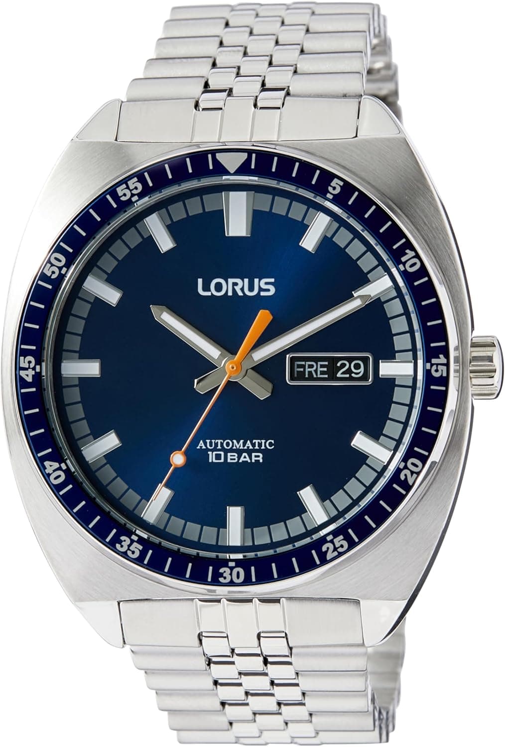 Lorus Inspeção automática RL441BX9, azul, Clássico ou desporto