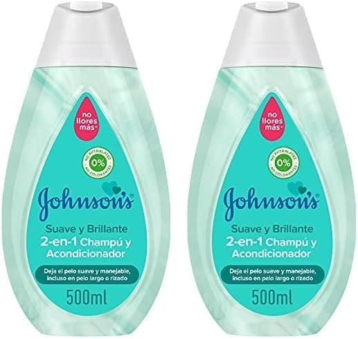 Johnson's Baby Champô e condicionador para crianças 2 em 1, 500 ml x 3