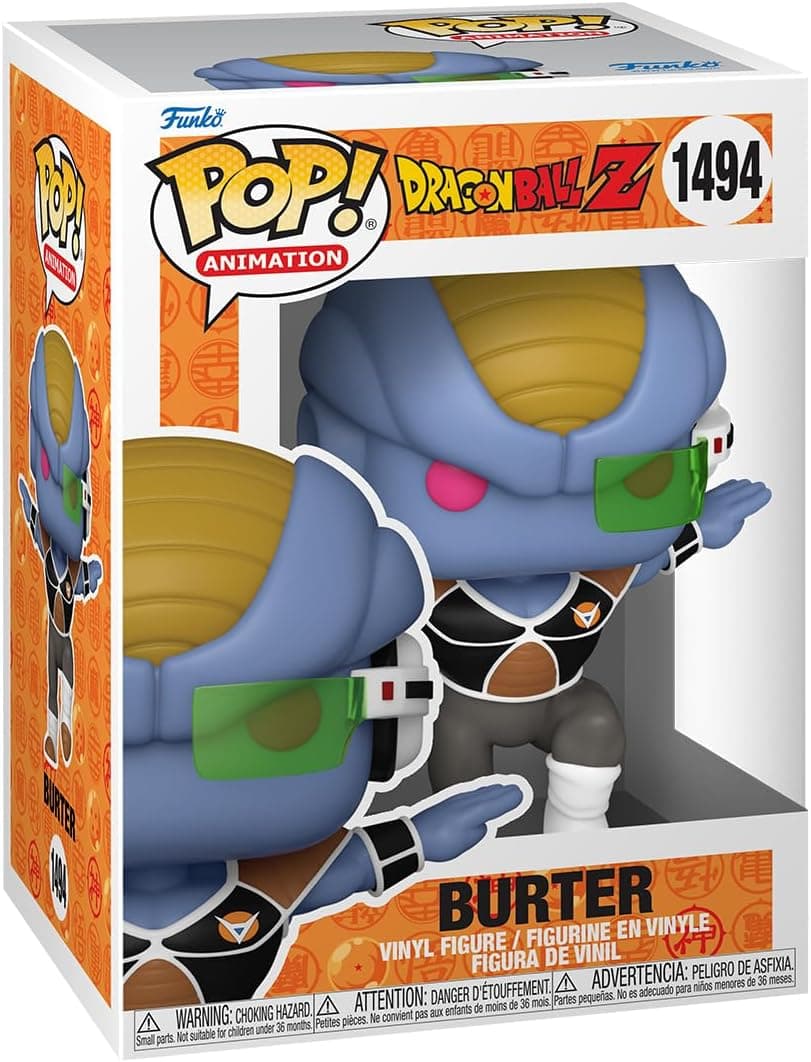 Funko Pop! Animation: Dragon Ball Z - Burter - Figura de vinil colecionável - ideia de presente - mercadoria oficial - brinquedos para crianças e adultos - Fãs de anime - boneco para colecionadores