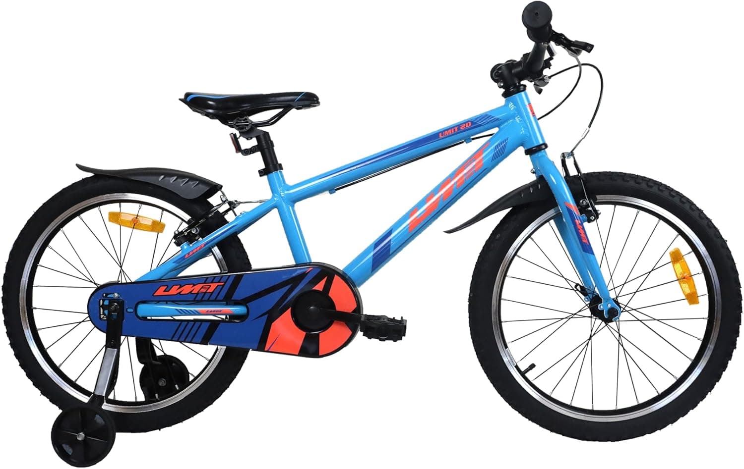Umit 200 Bicicleta para crianças, azul-laranja, 20"