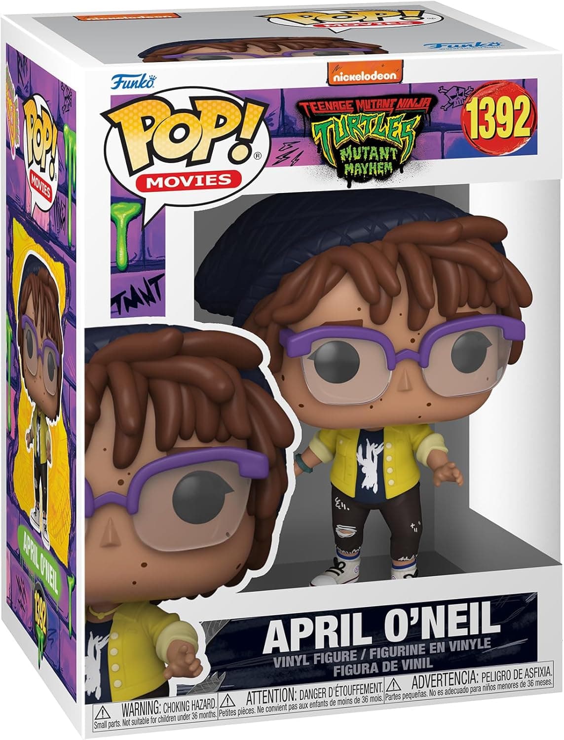 Funko Pop! Filmes: Teenage Mutant Ninja Turtles – April O'Neil – Figura de Vinil Colecionável Oficial
