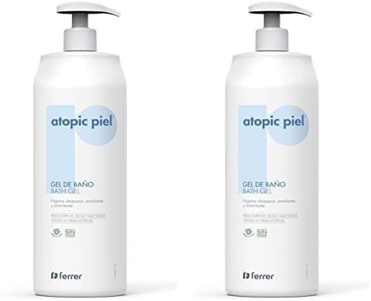 Repavar Atopic Pele - gel de banho ultra macio e anti-irritante - alivia a coceira e reforça a barreira utânica atacada, para peles atópicas, secas e muito secas, 750 ml x 2