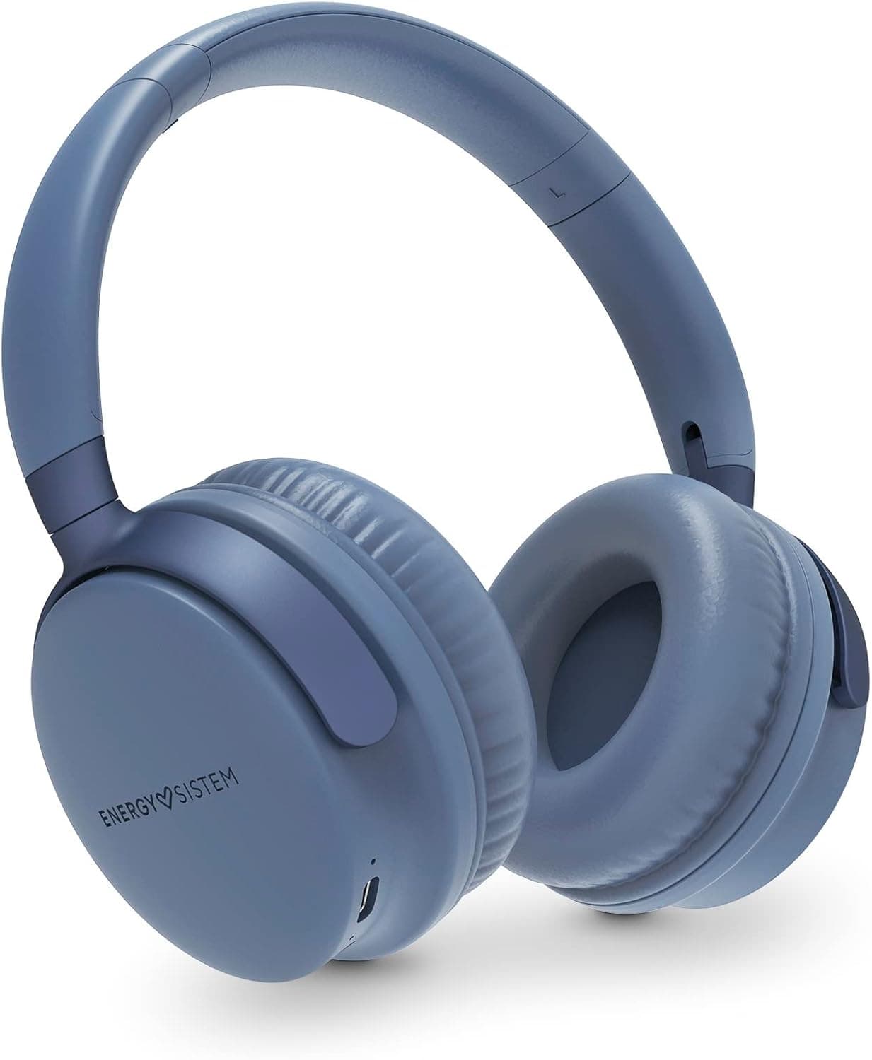 Energy Sistem Style 3 Denim | Colunas auriculares over-ear sem fios Bluetooth 5.1 com graves profundos e autonomia até 25 horas