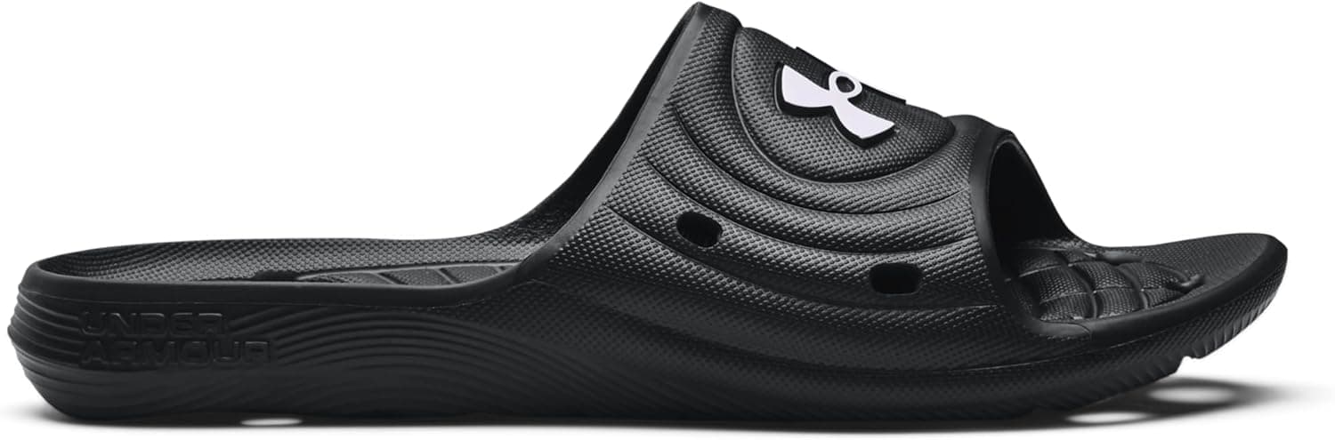 Under Armour Men's Ua M Locker Iv Sl Slide Sandal 41 EU Black Black White