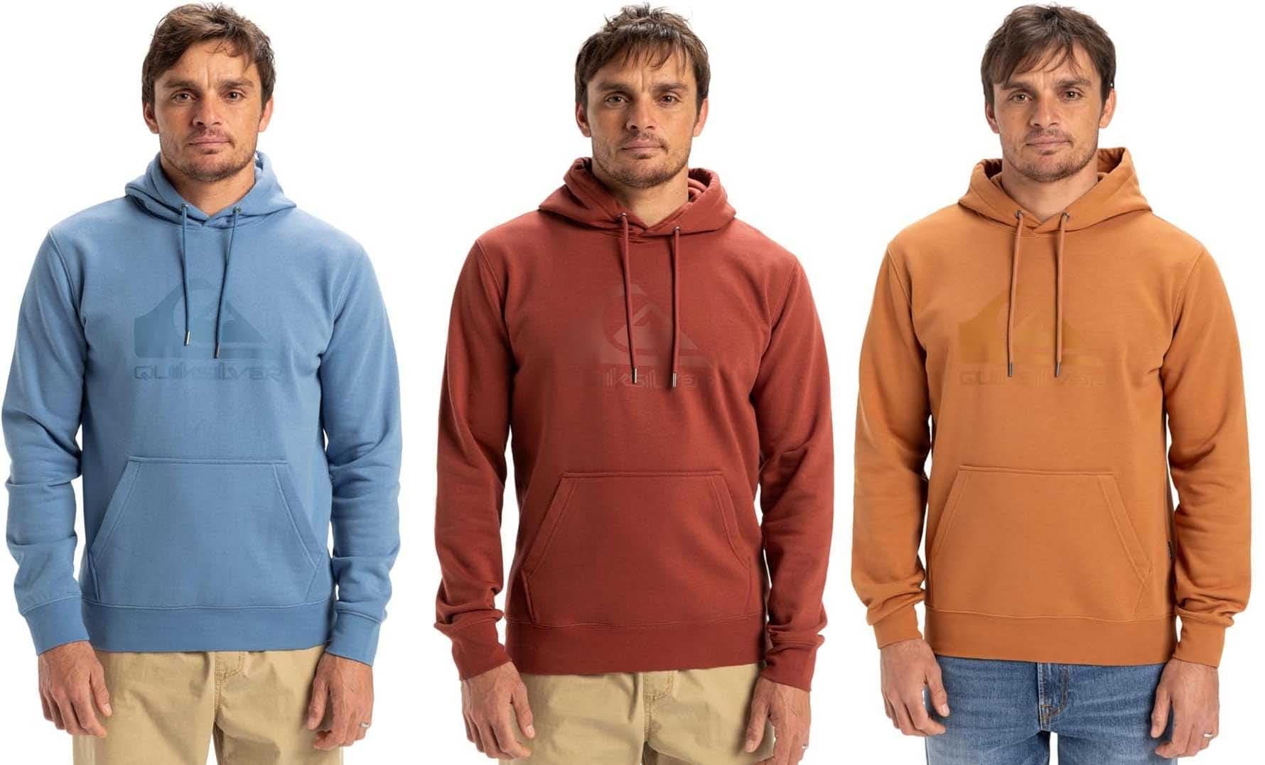 Quiksilver Comp Logo Hoodie camisola pulôver para homem