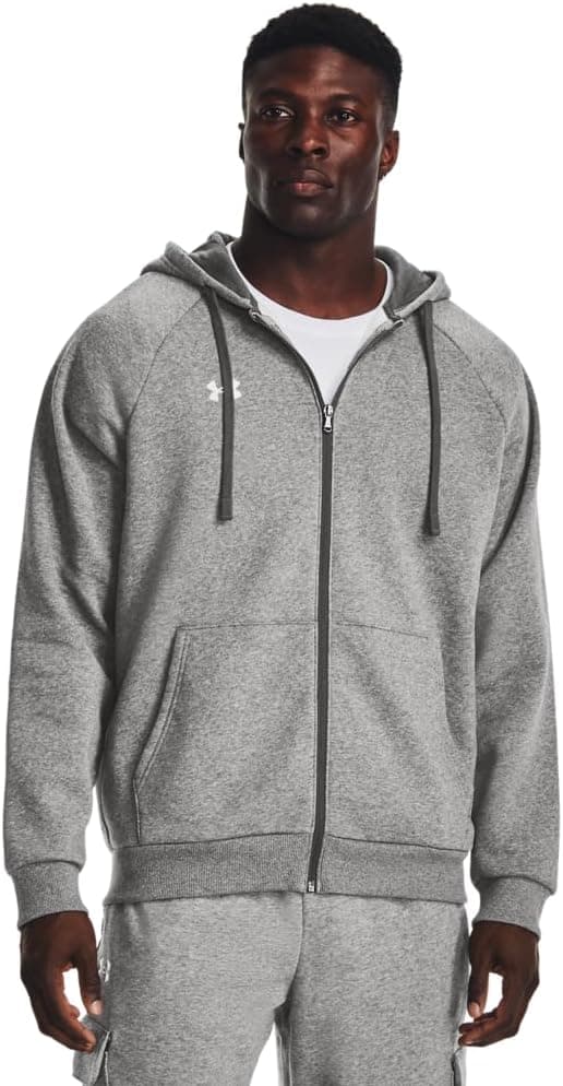 Under Armour Rival Fleece FZ Hoodie | Casaco com capuz em algodão para homem