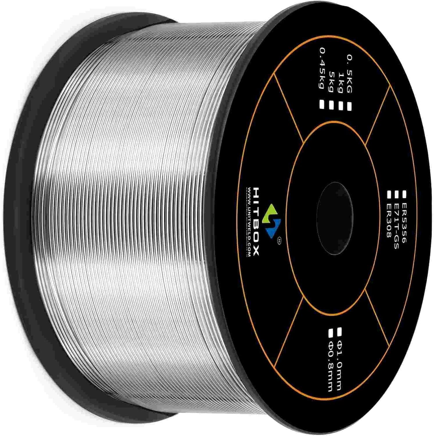 HITBOX E71T-GS | Fio tubular de soldadura sem gás 0,9 mm 1 kg para máquinas de soldar