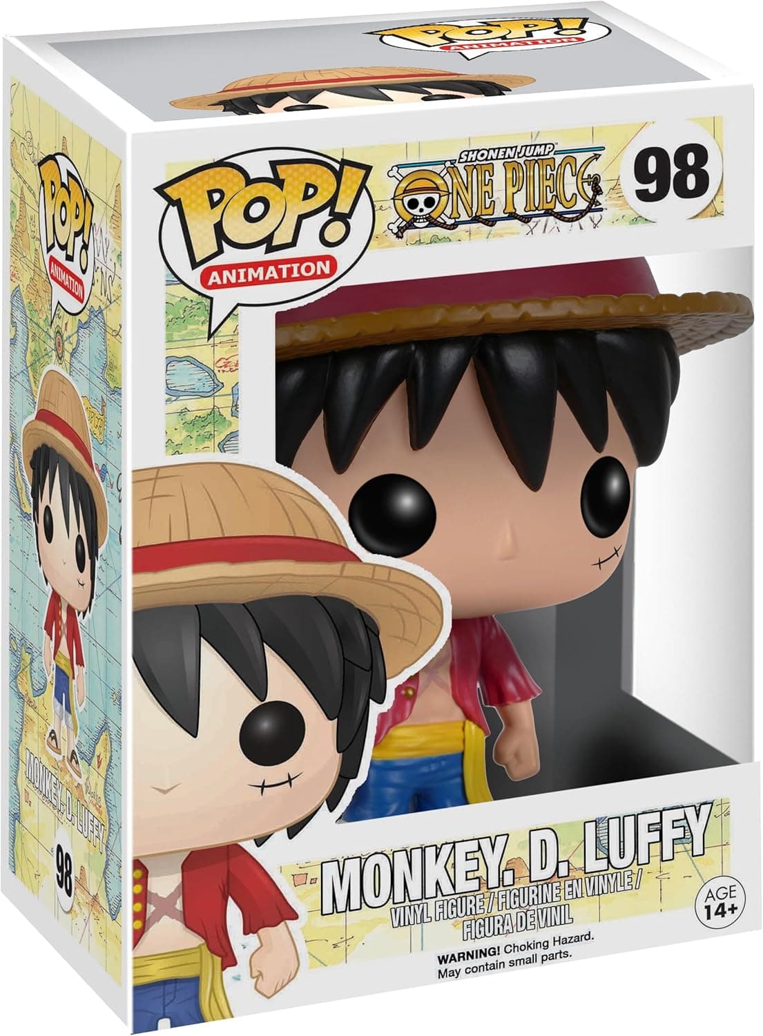 Funko POP! Animation: One Piece - Monkey D. Luffy- Figura de vinil colecionável - ideia de presente - Mercadoria oficial - brinquedos para crianças e adultos - fãs de anime