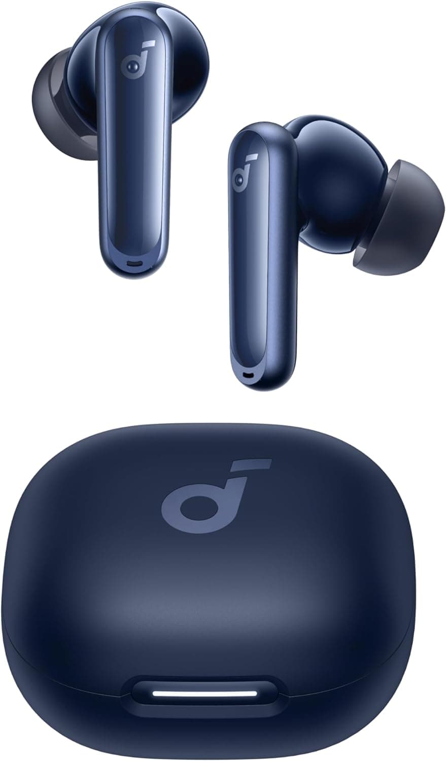 Soundcore da Anker P40i Auriculares sem fios Bluetooth com cancelamento de ruído adaptativo ao ambiente, graves intensos, 60 horas, suporte para telefone, IPX5, carregamento sem fio, Bluetooth 5.3