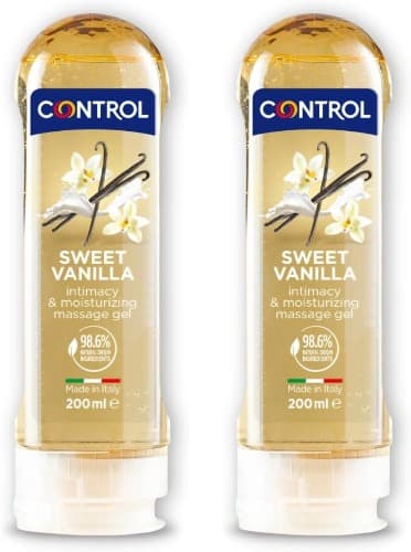 Control Exotic Escape Gel de massagem corporal, 200 ml x 2