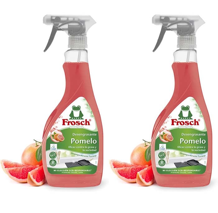 Frosch - Removedor desengordurante ecológico Toranja, adequado para superfícies alimentares, elimina a gordura sem esforço - 500 ml