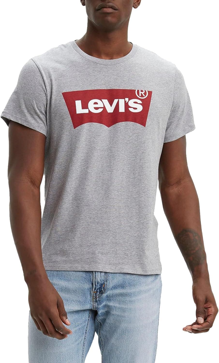 Levi's Graphic Set-In Neck T-shirt para homem, logótipo Batwing