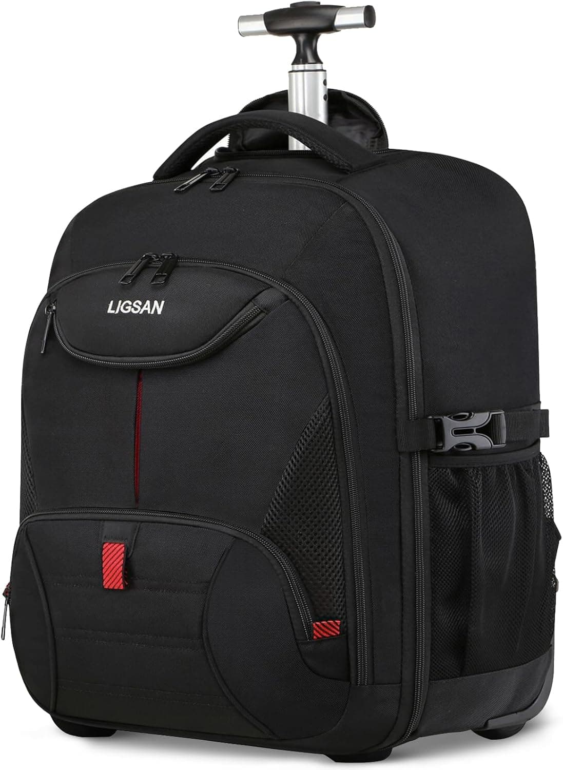 Mochila de cabine com rodas para adultos, 17,3'', 45 litros