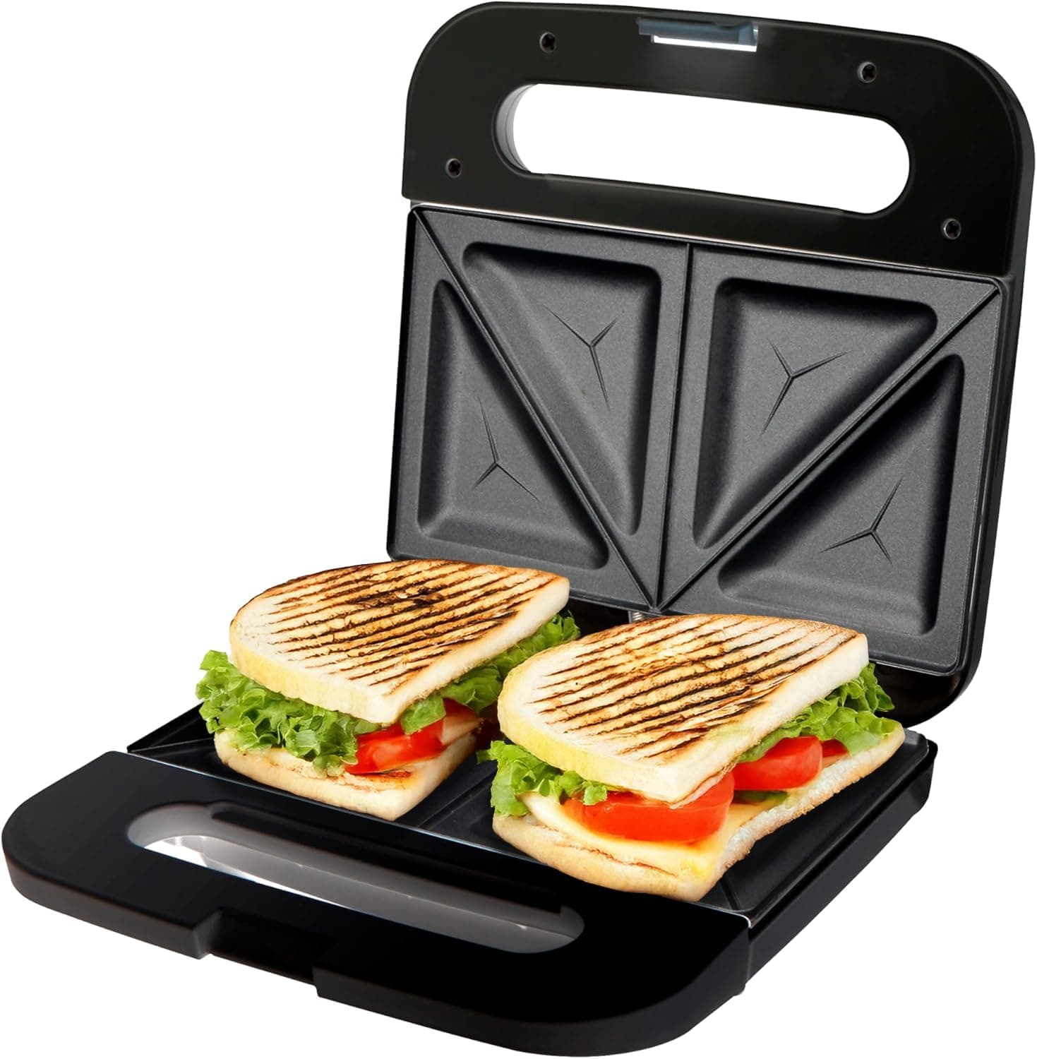 Fagor Sandwicheira 750 W – Placas removíveis, revestimento antiaderente, armazenamento vertical, indicador luminoso, corte térmico de segurança, compacto e fácil de limpar